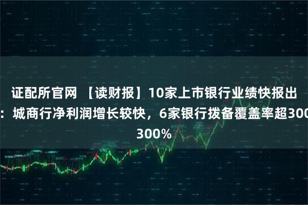 证配所官网 【读财报】10家上市银行业绩快报出炉：城商行净利润增长较快，6家银行拨备覆盖率超300%